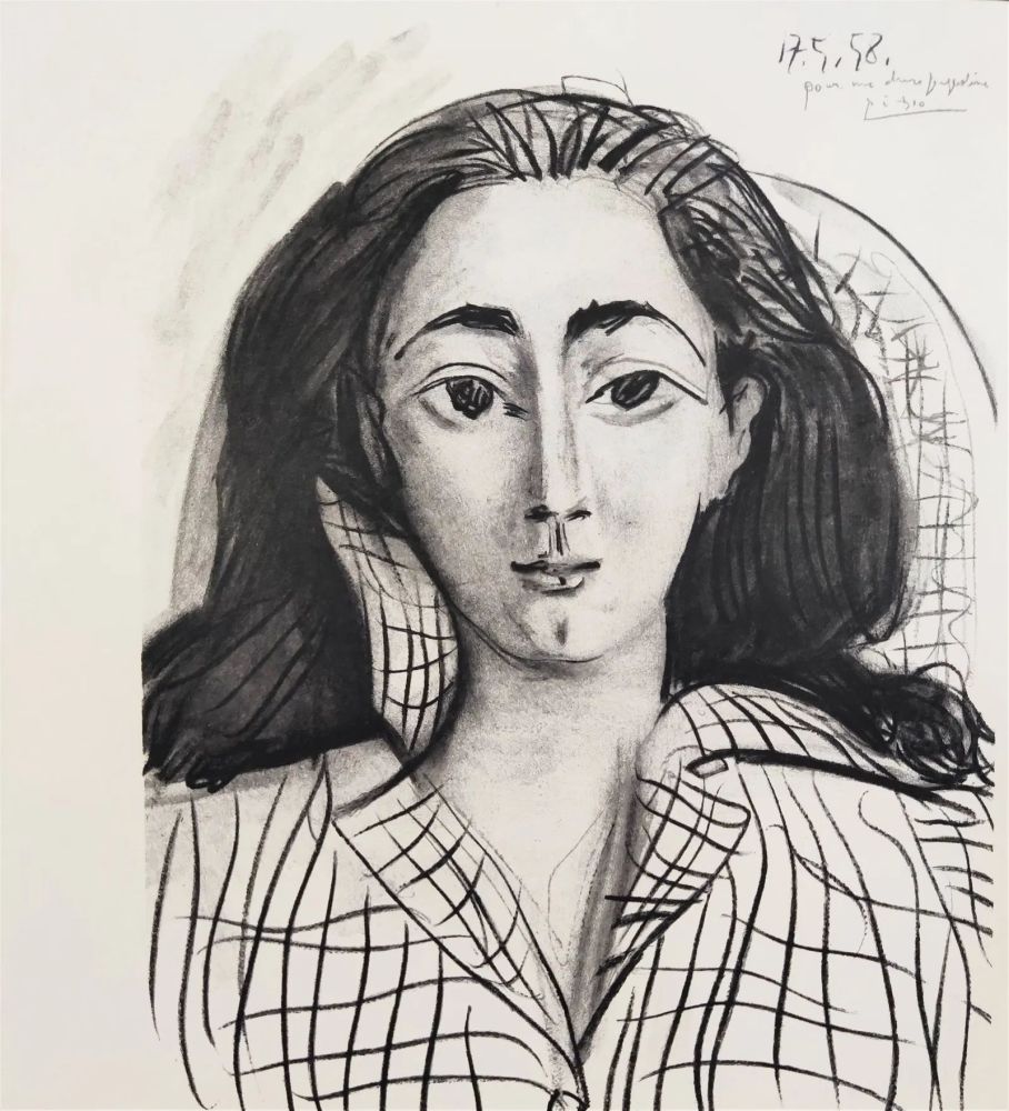 Литография Picasso - Jacqueline