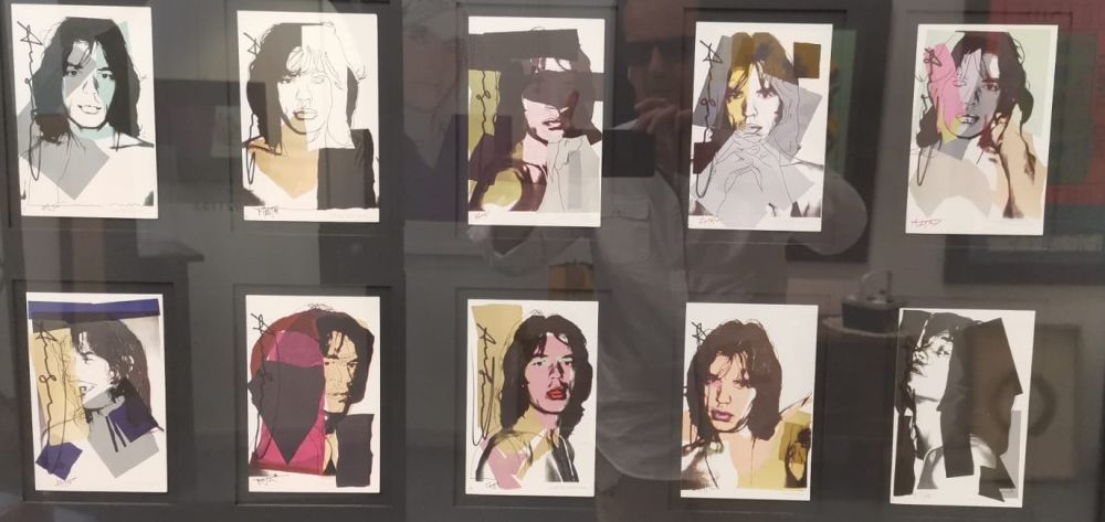 Гашение Warhol - Jagger M. invitation card - portfolio