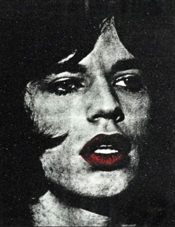 Многоэкземплярное Произведение Young - Jagger With Red Lips