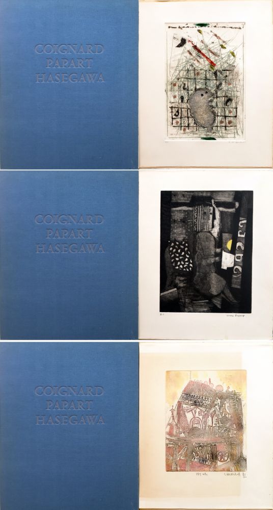 Офорт И Аквитанта Coignard - JAMES COIGNARD - MAX PAPART - SHOICHI HASEGAWA : HOMME DANS LA VILLE (1974)