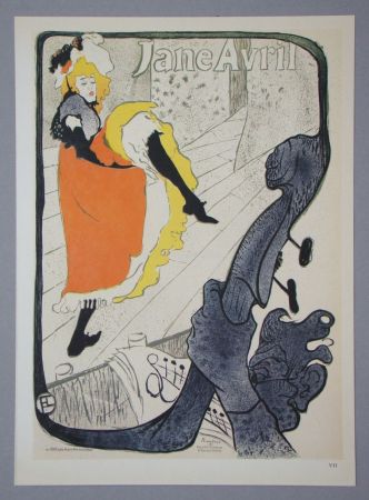 Фототипия Toulouse-Lautrec - Jane Avril