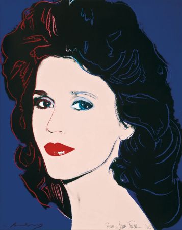 Сериграфия Warhol - Jane Fonda (FS II.268)
