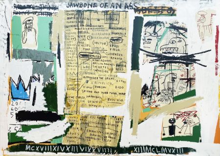 Сериграфия Basquiat - Jawbone of an Ass