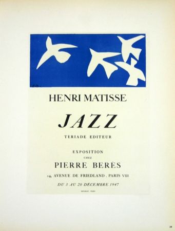 Литография Matisse - Jazz