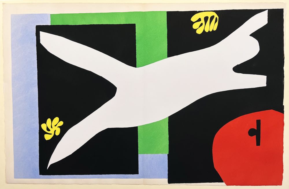 Трафарет Matisse - JAZZ - LA NAGEUSE DANS L'AQUARIUM- Pochoir original 1947