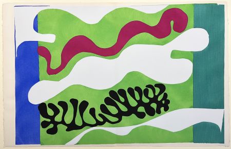 Трафарет Matisse - JAZZ - LE LAGON - Pochoir original de Jazz (1947)