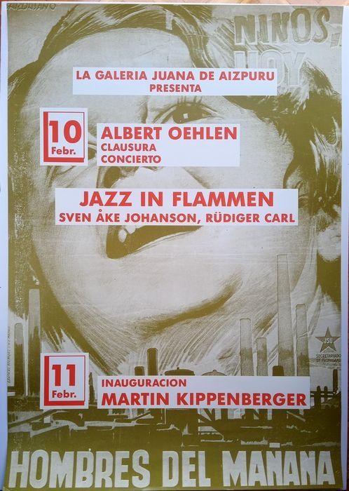 Афиша Kippenberger - Jazz in Flammen - Albert Oehlen, closing, concert. 11 Febr. Opening