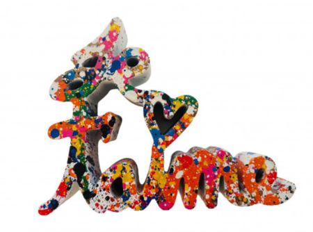 Многоэкземплярное Произведение Mr Brainwash - Je t'aime (Splash)