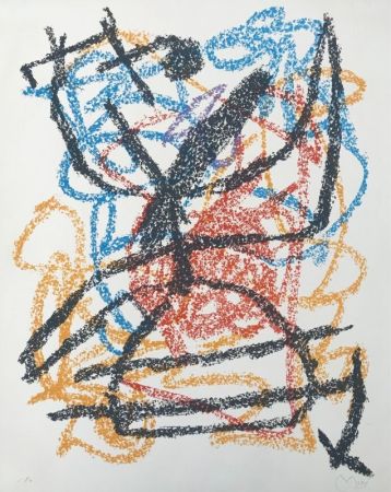 Литография Miró - Je travaille comme un jardinier 