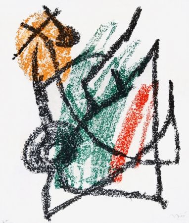 Литография Miró - Je Travaille Comme un Jardinier (I Work Like a Gardener), 1963