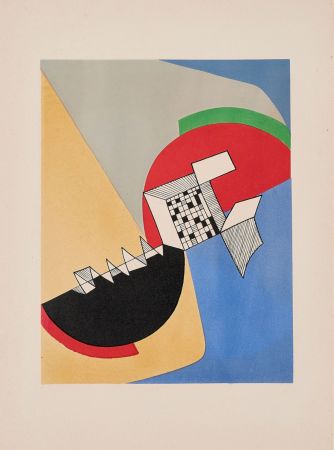 Литография Arp - Jean Arp - Sonia Delaunay - Alberto Magnelli, Aux Nourritures Terrestres, 1950 