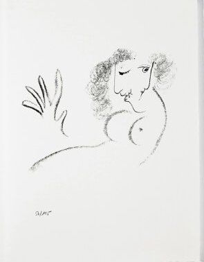 Литография Chagall - Jean Cassou: vingt-deux poèms