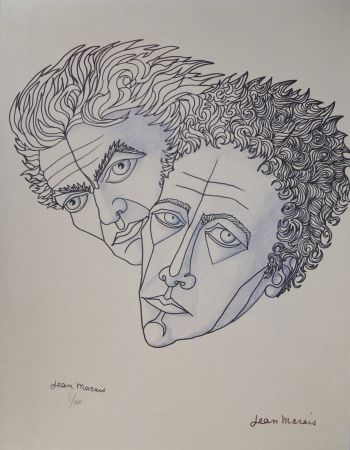 Литография Marais  - Jean Cocteau et Moi