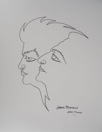 Литография Marais  - Jean Gabin et Moi