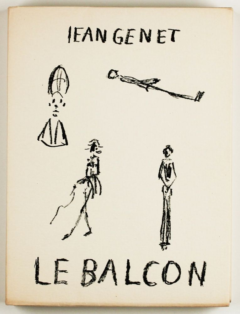 Иллюстрированная Книга Giacometti - Jean Genet - Le Balcon 