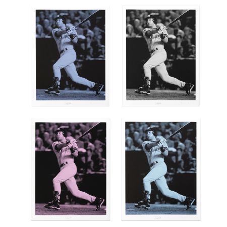 Сериграфия Young - JETER - THE SWING FAN PRINT SET