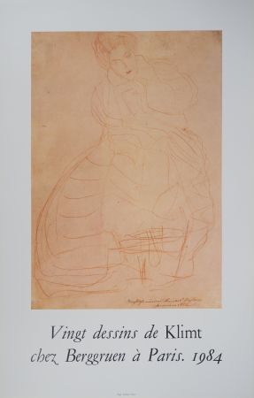 Иллюстрированная Книга Klimt - Jeune femme accoudée