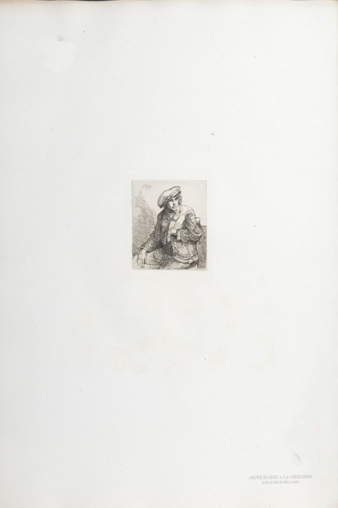 Фототипия Rembrandt - Jeune Homme à la Gibecière