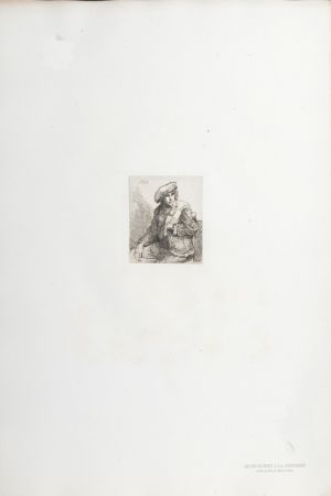 Фототипия Rembrandt - Jeune Homme à la Gibecière