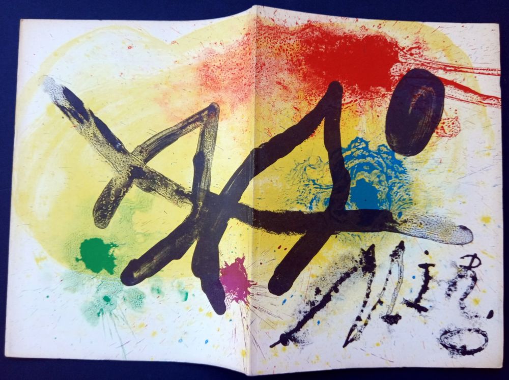 Иллюстрированная Книга Miró - JOAN MIRÒ. OEUVRE GRAPHIQUE ORIGINAL. CÉRAMIQUES - HOMMAGE MICHEL LEIRIS 