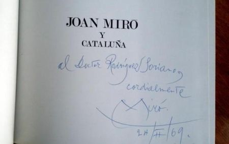 Иллюстрированная Книга Miró - JOAN MIRÓ Y CATALUÑA (Signed)