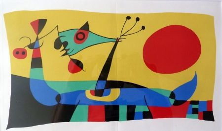 Литография Miró - Joan Miró Jacques Prévert et Ribemont-