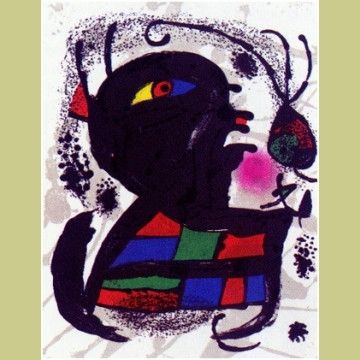 Иллюстрированная Книга Miró - Joan Miró Lithographs.  Catalogue Raisonné
