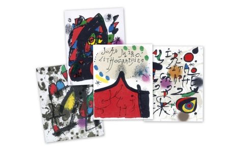 Иллюстрированная Книга Miró - Joan Miró Litografo I-II-III-IV-V-VI - Catalogue raisonne of the lithograhs