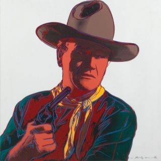 Сериграфия Warhol - John Wayne [Unique] 377 by Andy Warhol 