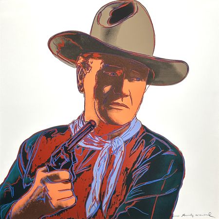 Сериграфия Warhol - John Wayne [Unique] (FS II.377)