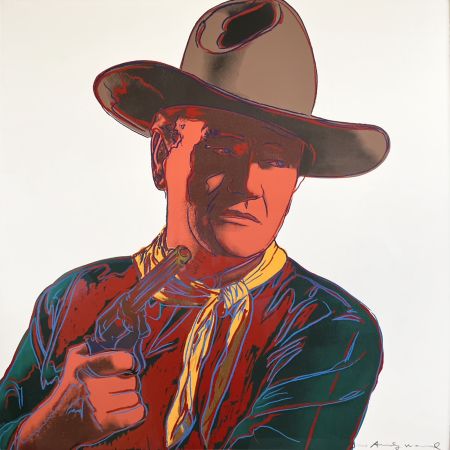 Сериграфия Warhol - John Wayne [Unique] (FS II.377)