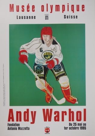Иллюстрированная Книга Warhol - Joueur de Hockey