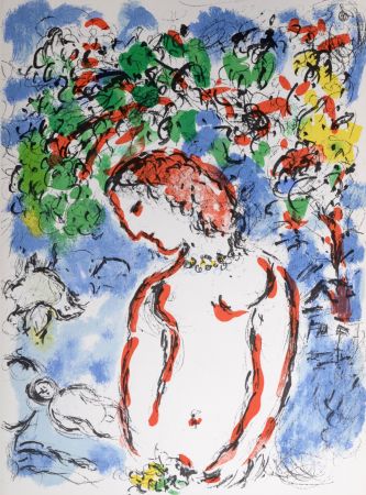Литография Chagall - Jour de Printemps, 1972