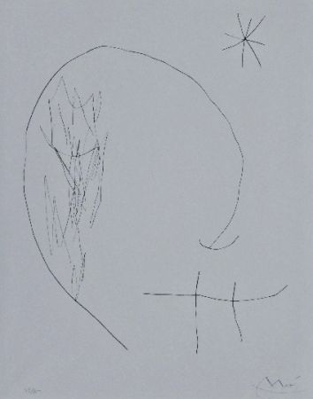 Гравюра Сухой Иглой Miró - Journal d'un graveur 2