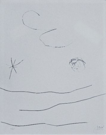 Гравюра Сухой Иглой Miró - Journal d'un graveur 4