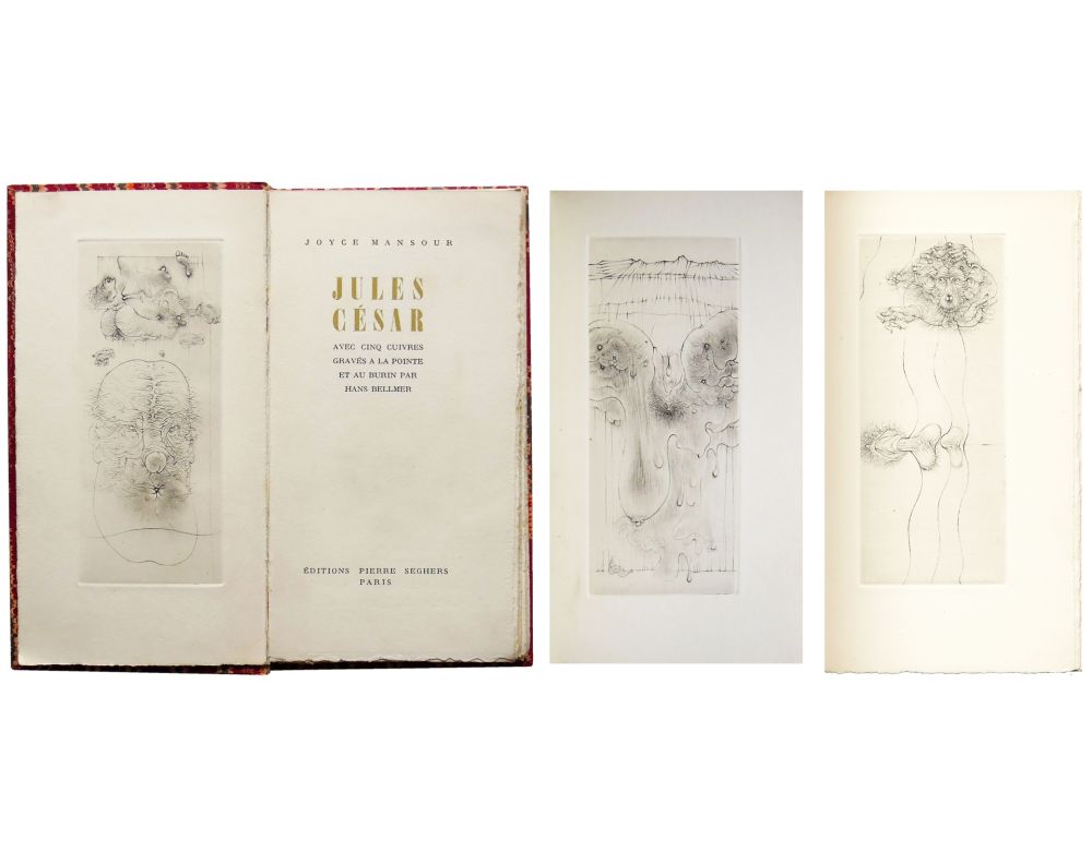Иллюстрированная Книга Bellmer - Joyce MANSOUR. JULES CÉSAR. Avec 5 gravures de Hans Bellmer (1955)