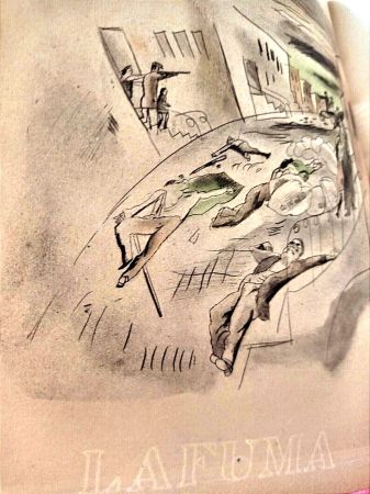 Офорт И Аквитанта Pascin - Jules PASCIN/Paul MORAND - Fermé la nuit,1925/ 5 Eaux fortes, Ex.No 24 - Reliure Cuir / RARE Jules Pascin Aquaforte illustrated artbook