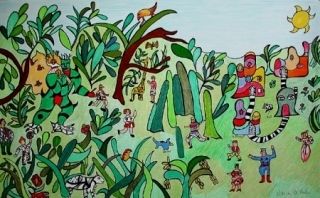 Литография De Saint Phalle - Jungle