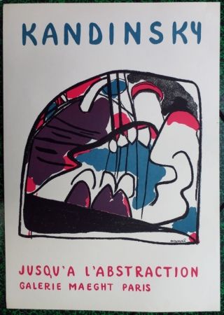 Литография Kandinsky - Jusqu'à l'abstraction