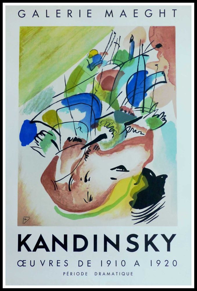 Афиша Kandinsky - KANDINSKY GALERIE MAEGHT IMPROVISATION ABSTRAITE 