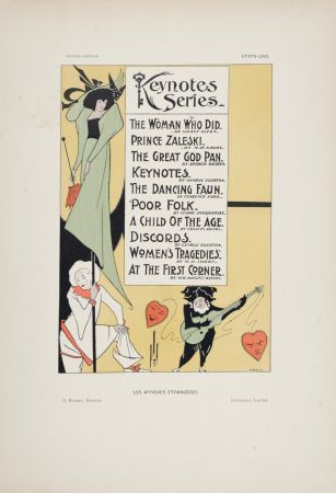Литография Anonyme - Keynotes Series, 1897