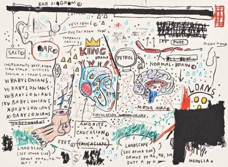 Сериграфия Basquiat - King Brand