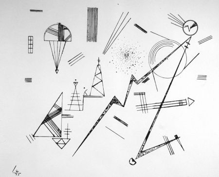 Литография Kandinsky - Kreis der Freunde des Bauhauses