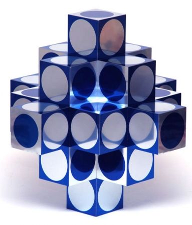 Многоэкземплярное Произведение Vasarely - Kroa Bleu 1 