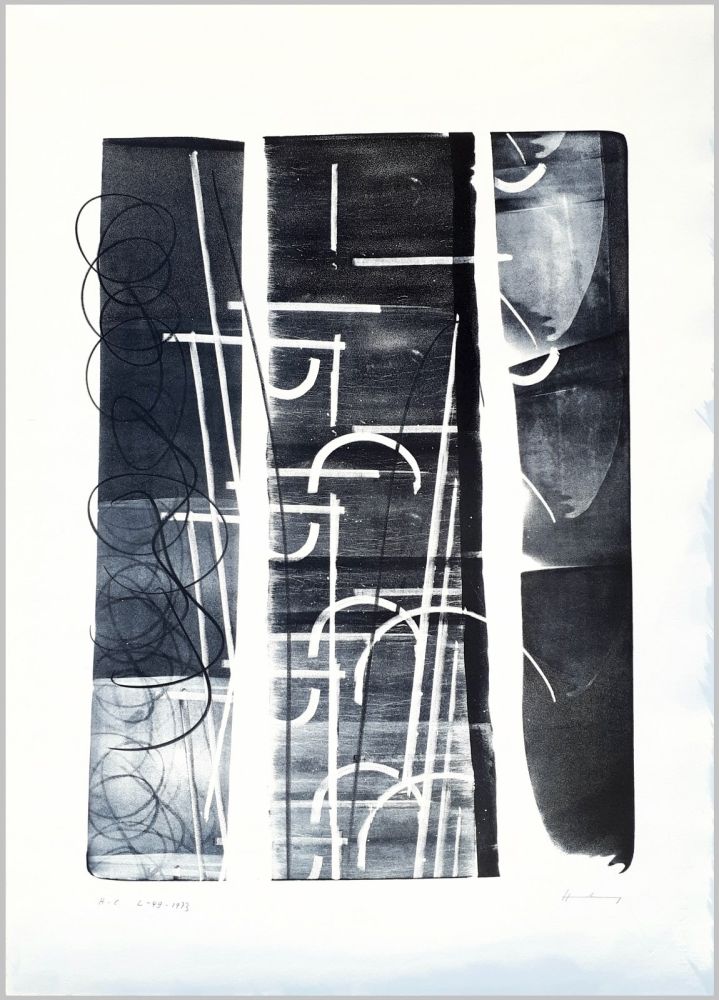 Литография Hartung - L-49-1973