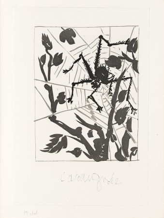 Гравюра Picasso - L' Araignée 