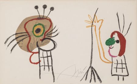 Литография Miró - L' Enfance d' Ubu