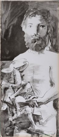 Трафарет Picasso - L Homme au mouton