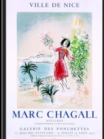 Литография Chagall - LA BAIE DE NICE