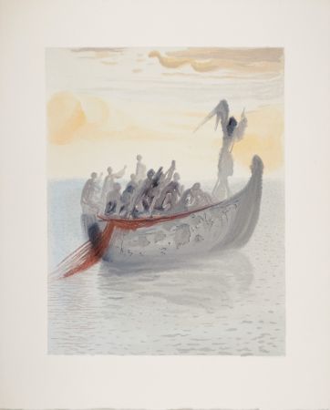 Литография Dali - La Barque du Nocher